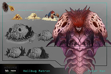 Defiance Concept Art Hellbug Matron