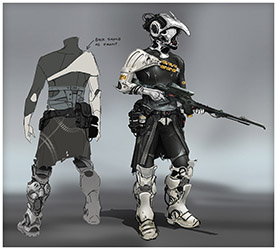 Defiance Concept Art Dark Matter Sniper