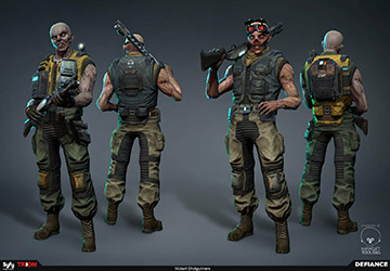 Defiance Concept Art Mutant Shotgunners