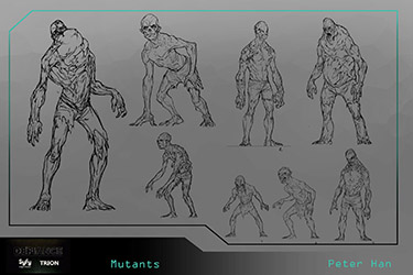 Defiance Concept Art Mutants