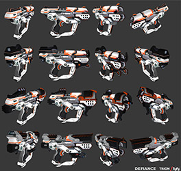 Defiance Concept Art Defiance alien tech pistol