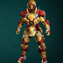 Defiance Appearance Item: Outfit Gilded Heavy Trooper