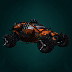 Image of Duni Shetarru Racer Orange/Black