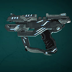 Soleptor Pistol with Zealot Weapon Skin