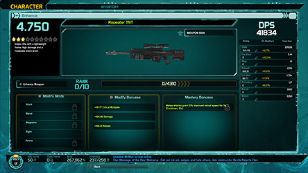 Repeater Ehnace Weapon Screen
