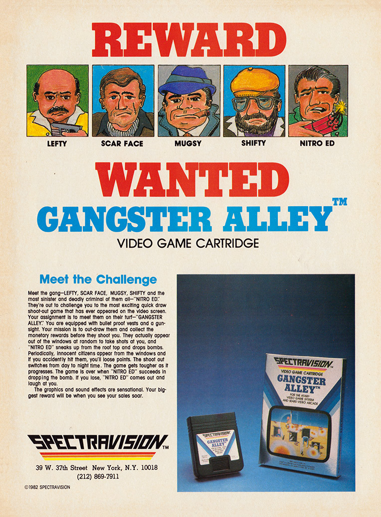 Atari 2600: Gangster Alley