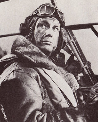 Cliff Robertson isn't playing Air-Sea Battle, he's preparing for a bombing run in the much underrated war film 633 Squadron.