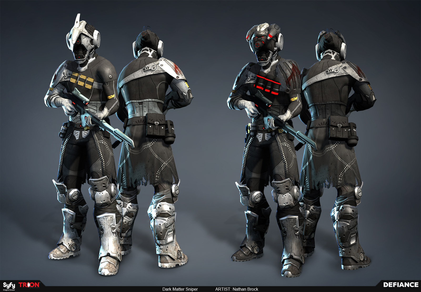 Defiance Concept Art Dark Matter Sniper