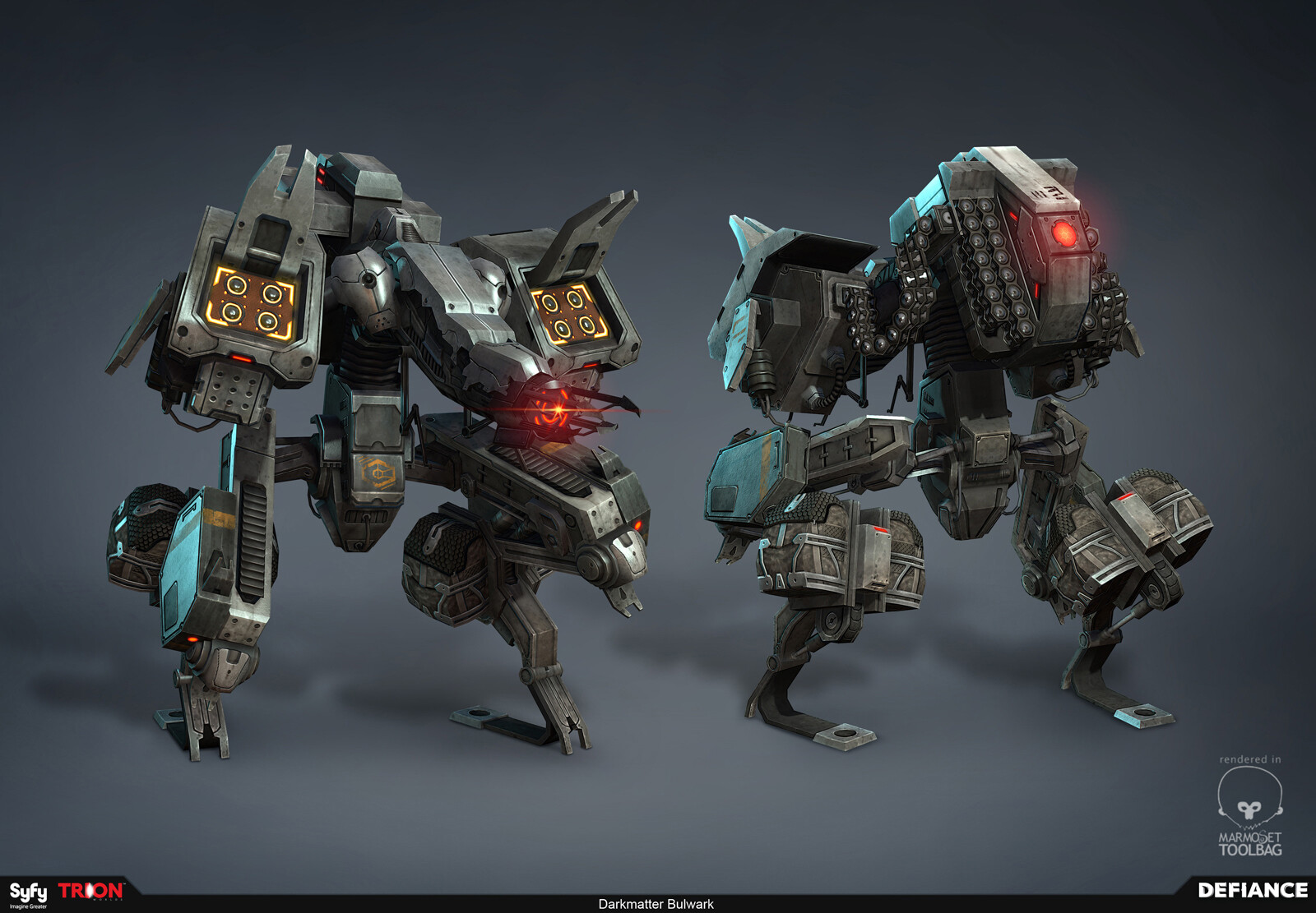 Defiance Concept Art Darkmatter Bulwark