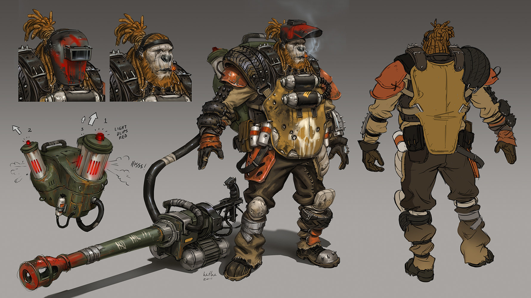 Enemies - Concept Art - Defiance 2050 - VideoGame Pavilion