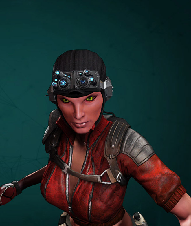 Defiance Appearance Item: Headgear Corporate Operative