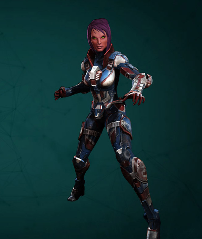 Defiance Appearance Item: Outfit Liberty Heavy Trooper