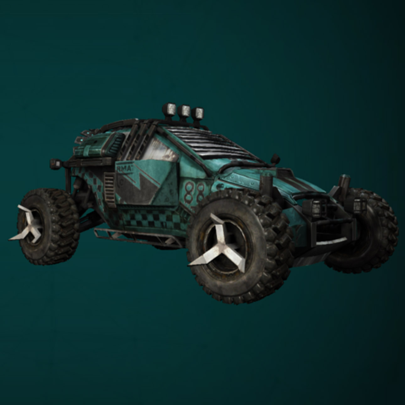 Image of Duni Shetarru Racer Cyan/Black