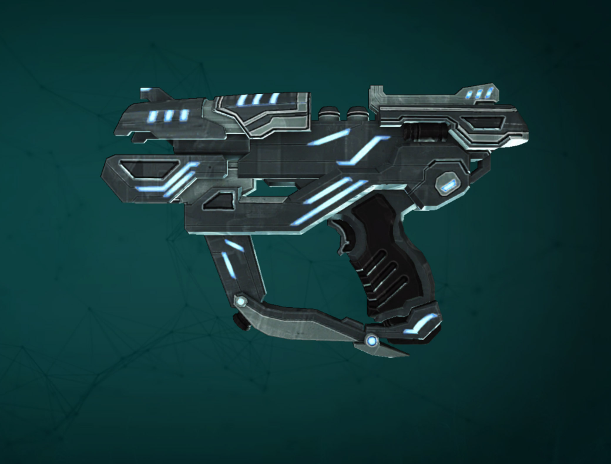 Soleptor Pistol with Zealot Weapon Skin