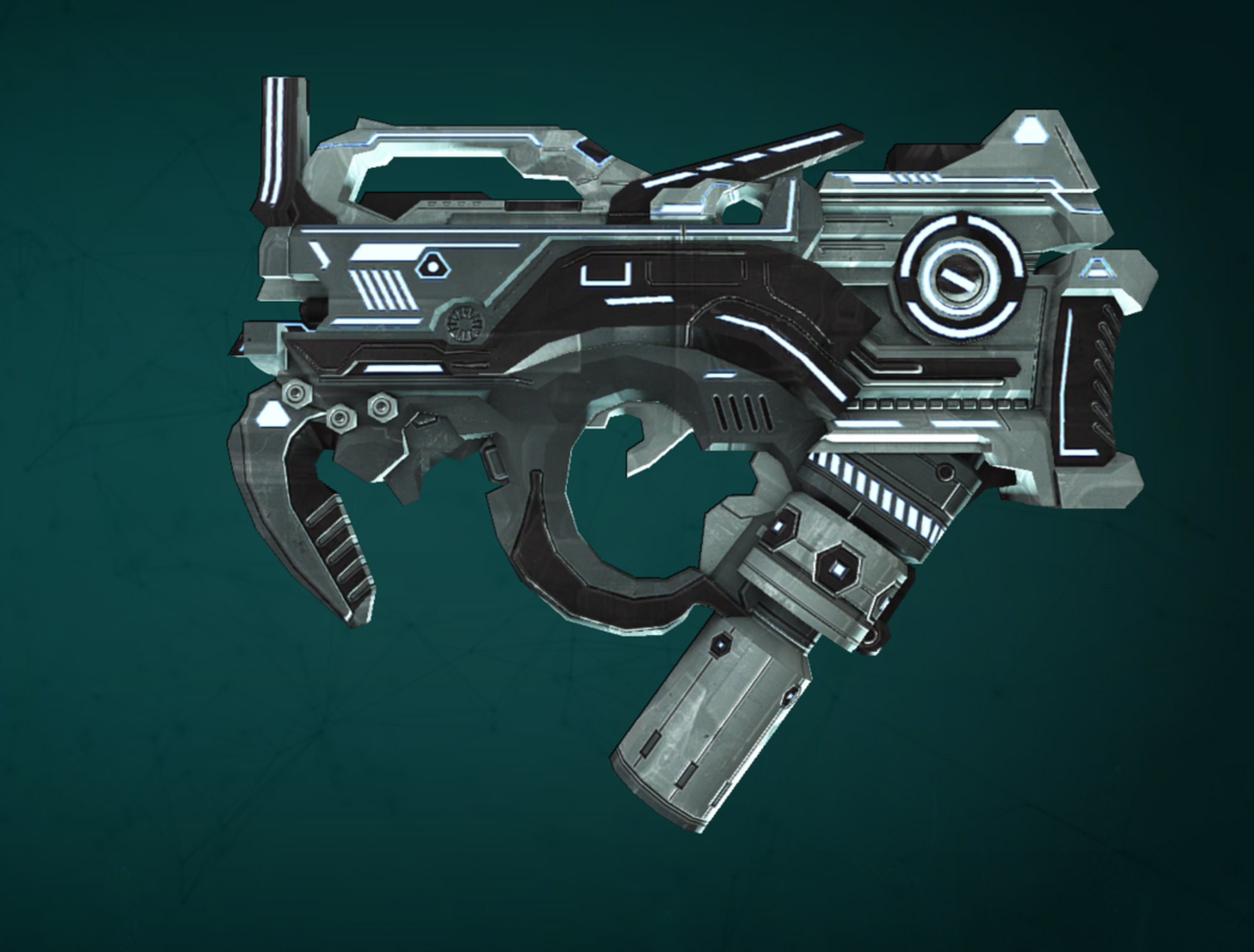 Soleptor SMG with Zealot Weapon Skin