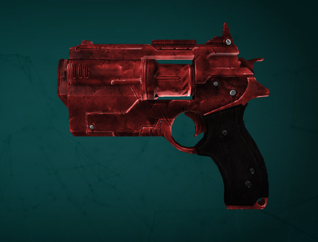 Top Notch Pistol with Crimson Weapon Skin