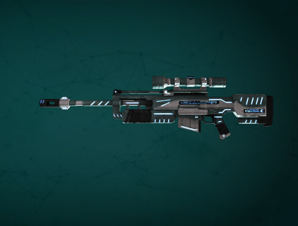 Top Notch Semi-Auto Rifle with Zealot Weapon Skin