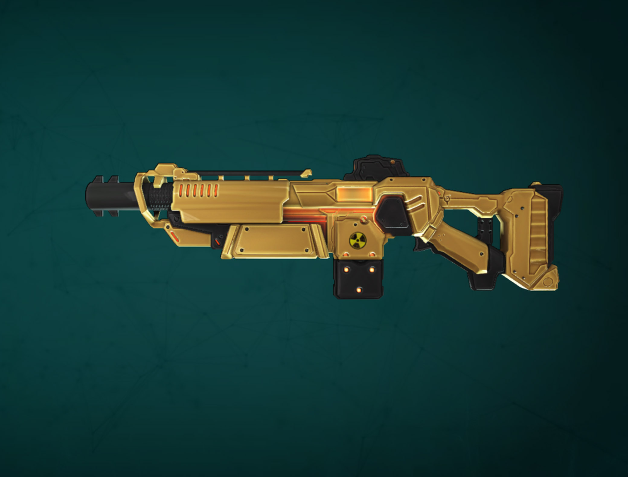 VBI Pump Shotgun with Dark Aurum Weapon Skin
