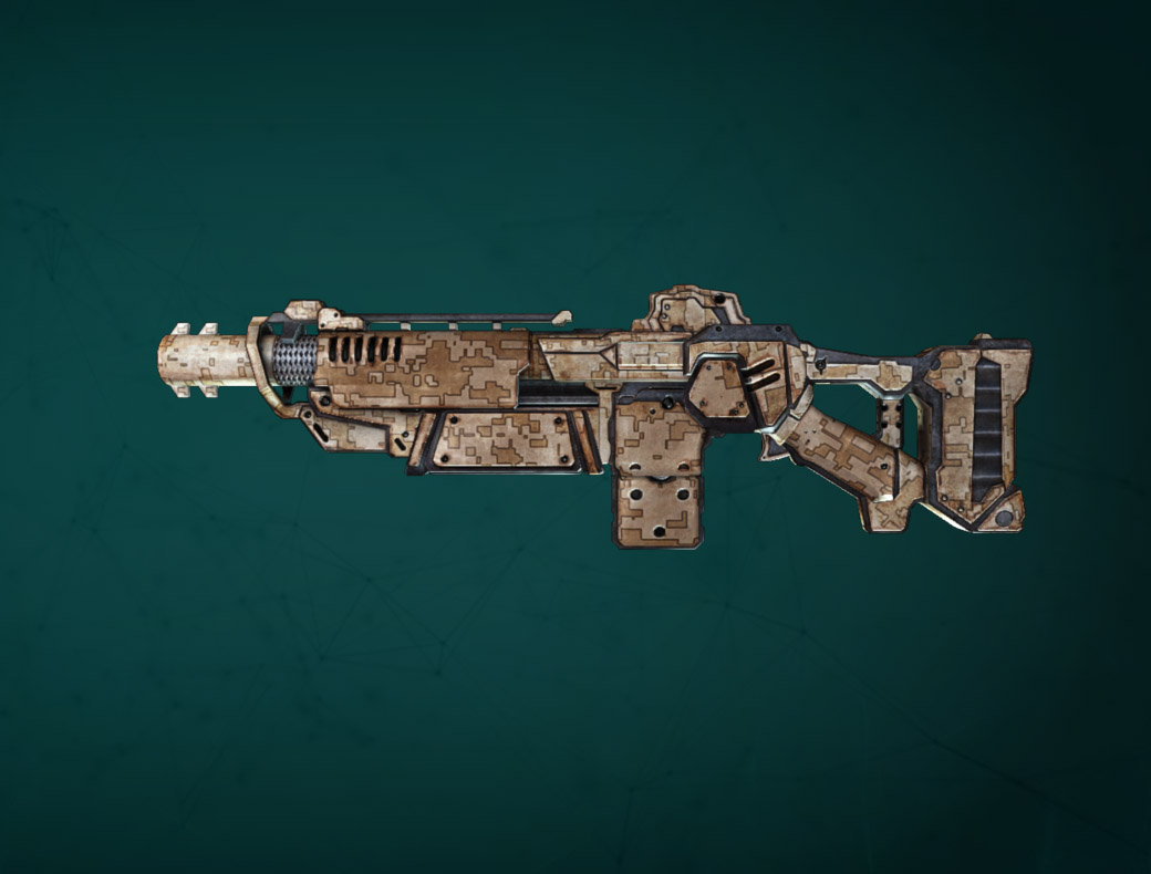VBI Pump Shotgun with Desert Camo Weapon Skin