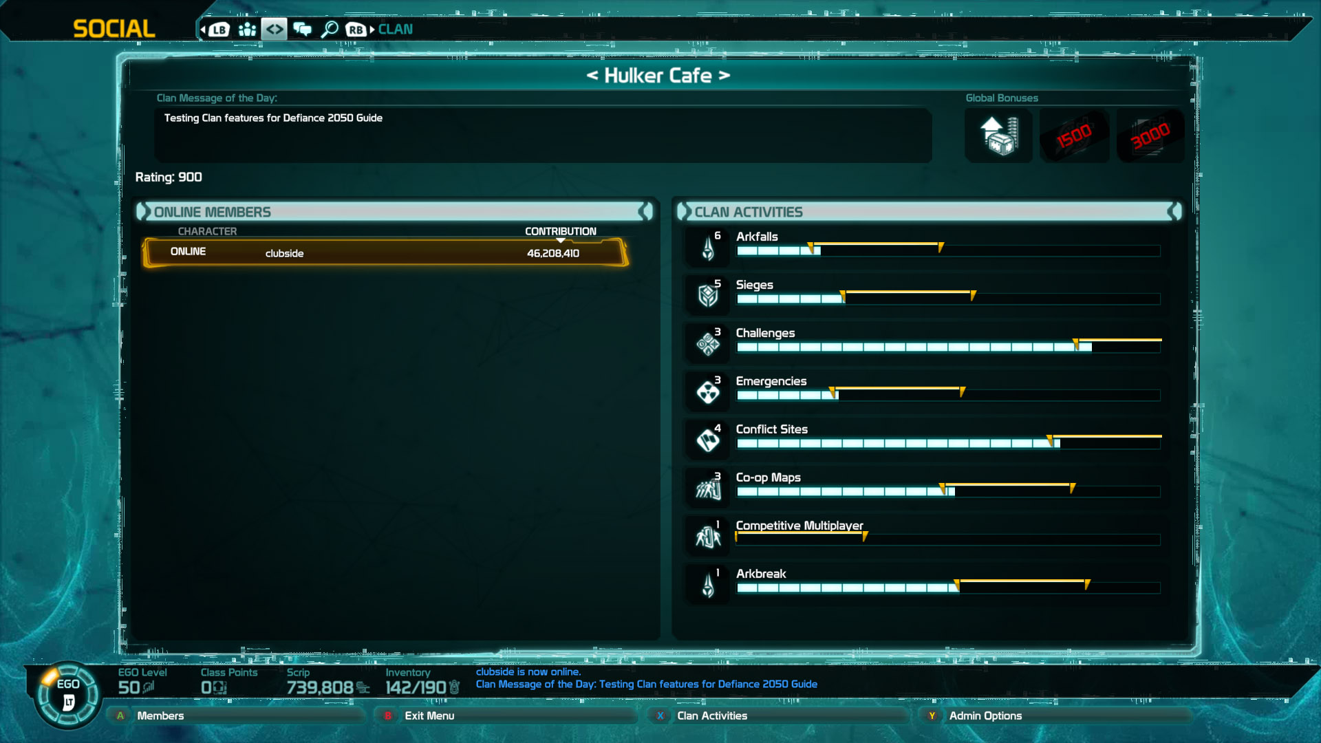 Social: Clan