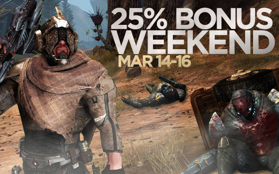 Bonus Weekend March 14 - 16