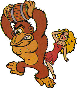 Donkey Kong and Pauline