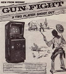 BONANZAI: Gunfight, Midway’s first license from Japan, preceded Space Invaders by four years.