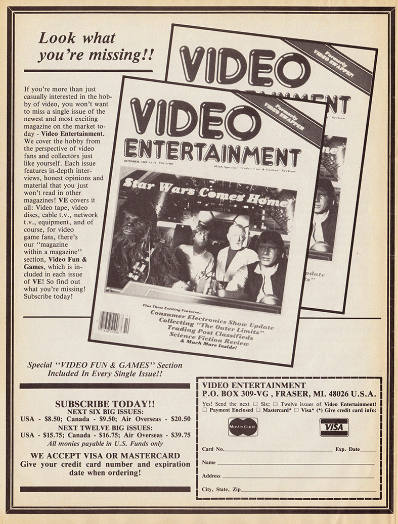 Magazine: Video Entertainment
